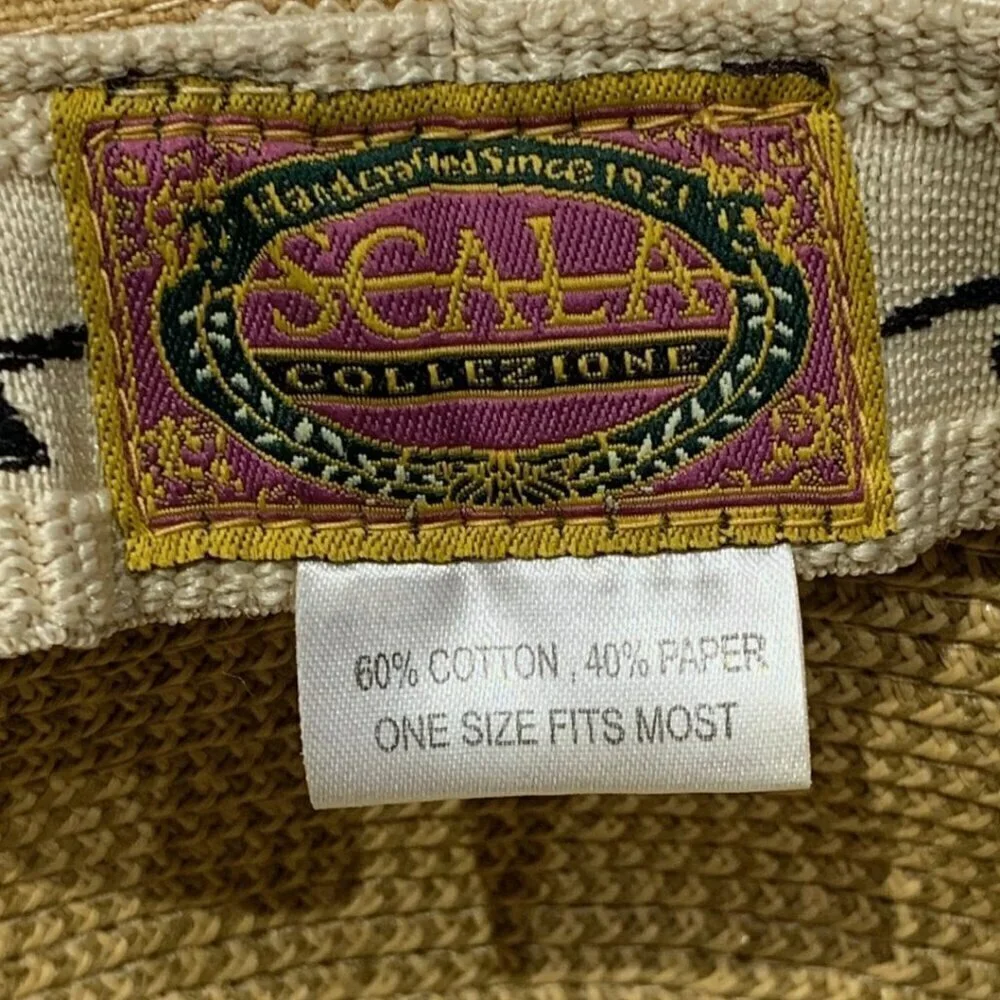 Scala Collezione Tan Sun Beach Hat